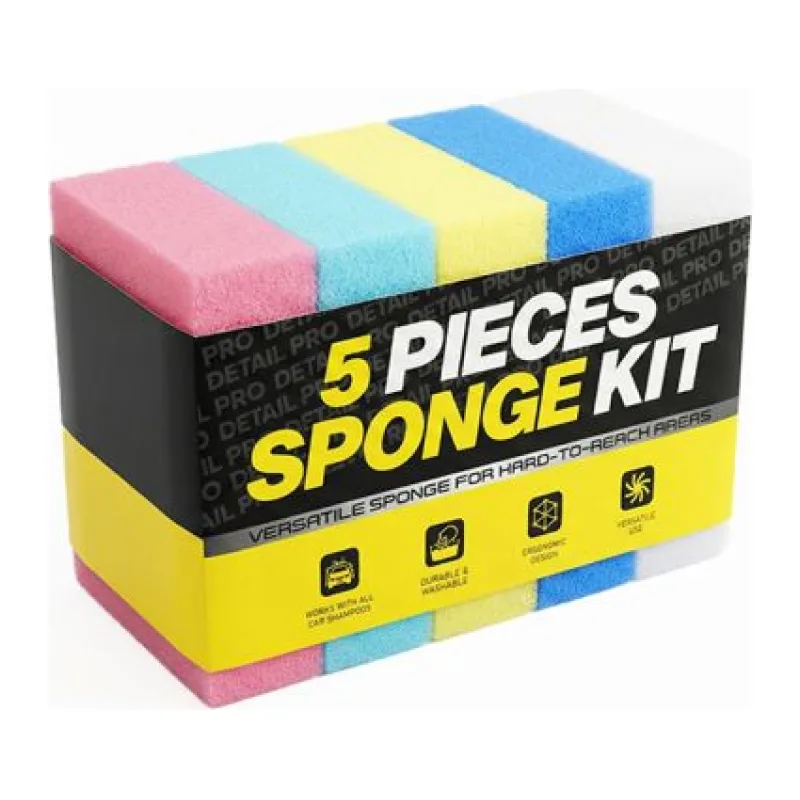 Kit de esponjas de lavado Detail Pro (5 piezas)