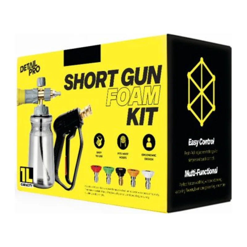 Kit snow foam + pistola corta Detail Pro